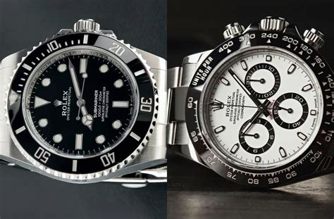 rolex subamriner vs daytona|Submariner Vs Daytona: our Complete Guide .